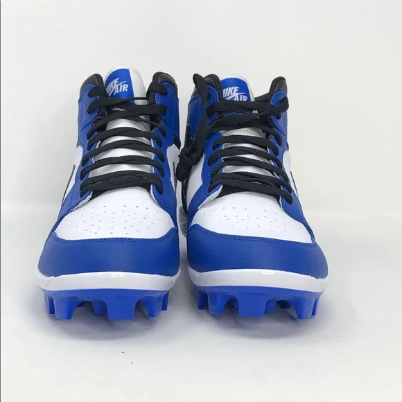 Air Jordan 1 Retro MCS Baseball Cleats Game Royal Black AV5353-411 - Size 11 - Picture 9 of 14
